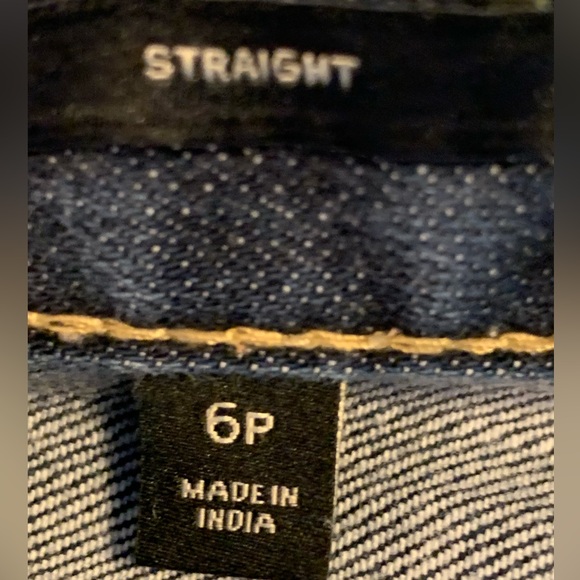 Talbots 99% cotton straight jeans 6P - Picture 3 of 6